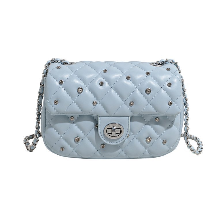 Luxury Brand Designer Bag Quilted Small Square Bag Adjustable Chain Crossbody Small Backpack 2025 New Fashion Cute Women's Bag