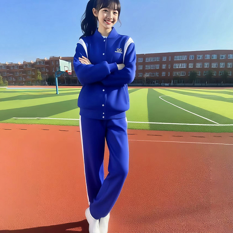 Customized high-quality embroidered badges, campus British style school uniform, fashionable and comfortable school uniform