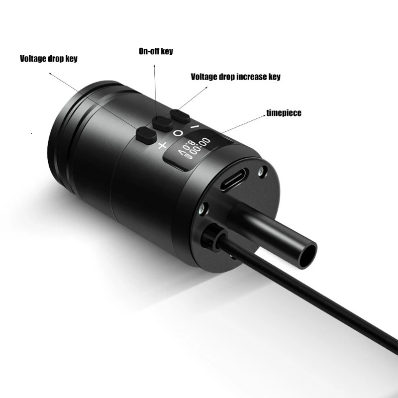 40JD Wireless Tattooed Battery Grip Ergonomical Handle Practical Tattooed Supplies 250805