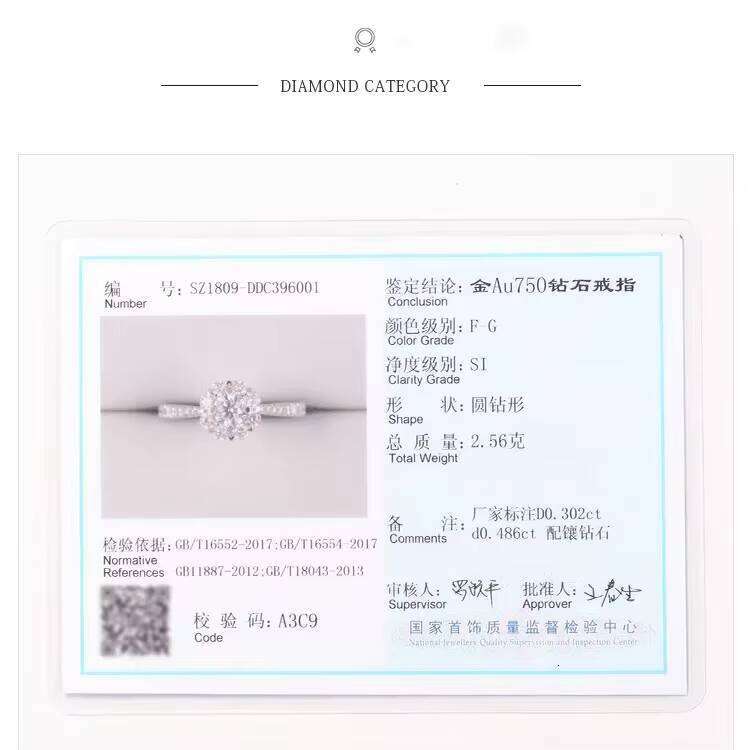 Dropshipping High Quality Pass Tester 5 Rows Full Moissanite Stones Dia Finger Ring 14k Real Gold Fashion Jewelry