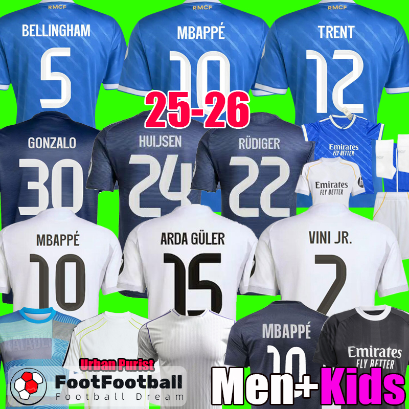 2025 HUIJSEN TRENT GONZALO MBAPPE BELLINGHAM MODRIC VINI JR football shirt soccer jerseys Real ALABA RODRYGO VALVERDE RUDIGER MadriDS 24 25 26 men kids kit Camisetas