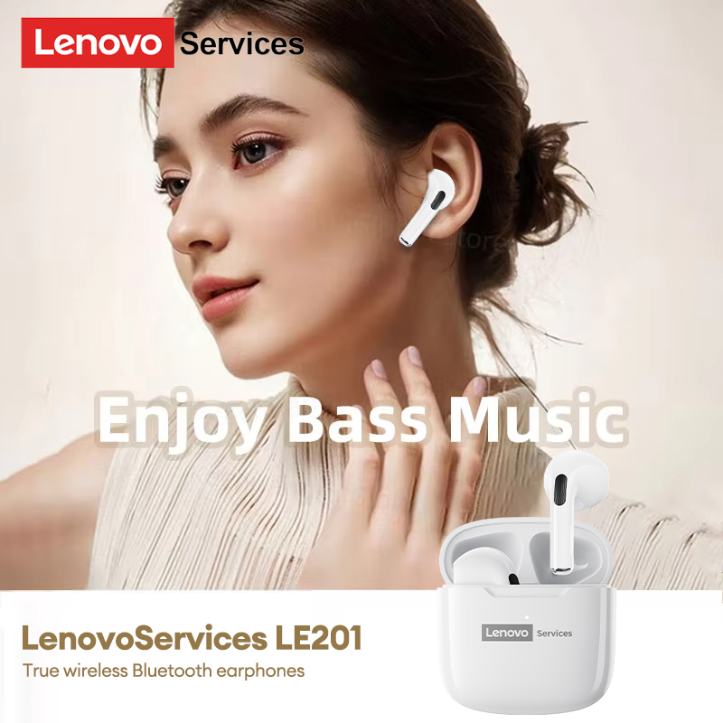LenovoServices New Bluetooth 6.0 Headphones In-ear Call noise cancellation Earphones Sports Sensorless Cinema-grade IMAX original sound quality Earbud