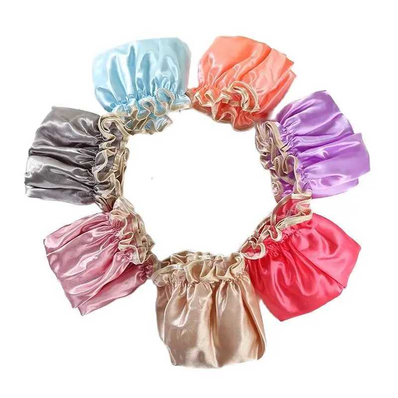 Waterproof Bath Hat Bathroom Shower Hair Cover Women Supplies Shower Cap Adult Shower Bath Bathing Caps Bathroom Accessories Z250808