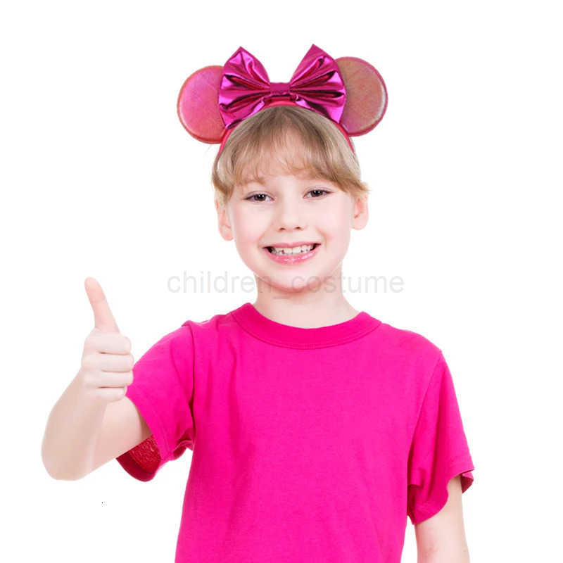 DisneySolid Color Mouse Ears Headband for Girls Women Birthday Party Hairband Festival Cosplay Hair Accessories W250808