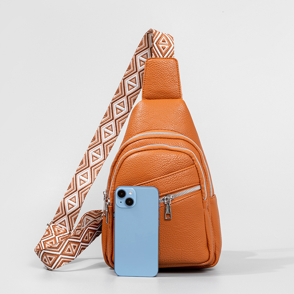 Free Shipping Designer Bag PU Leather Large Capacity Bag For Luxury Bag Women Casual Travel Multifunctional Chest Bag Crossbody Versatile Backpack For