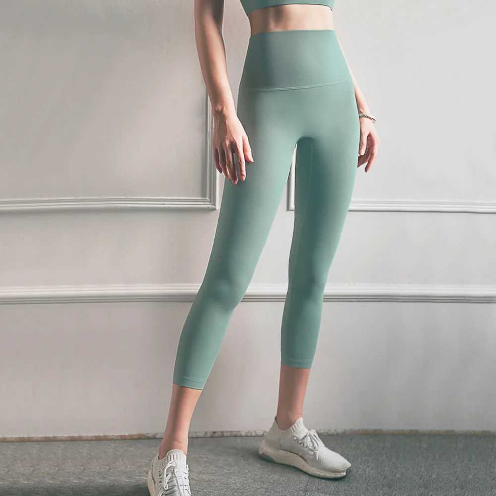 11423 Capri Pants Fitness Pants Women Tight For Women High Waist Slimming Yoga Leggings Sportswear Gym Clothes Dry Fit XJ250808