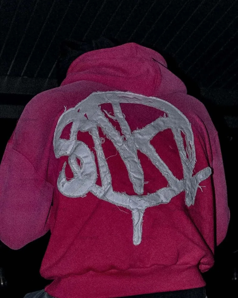 Streetwear Mens Sets Hip-hop Harajuku Retro Trendy Oversized Sweatshirt Y2K Gothic Punk Casual Rock Loose Wide-leg Pants 250805