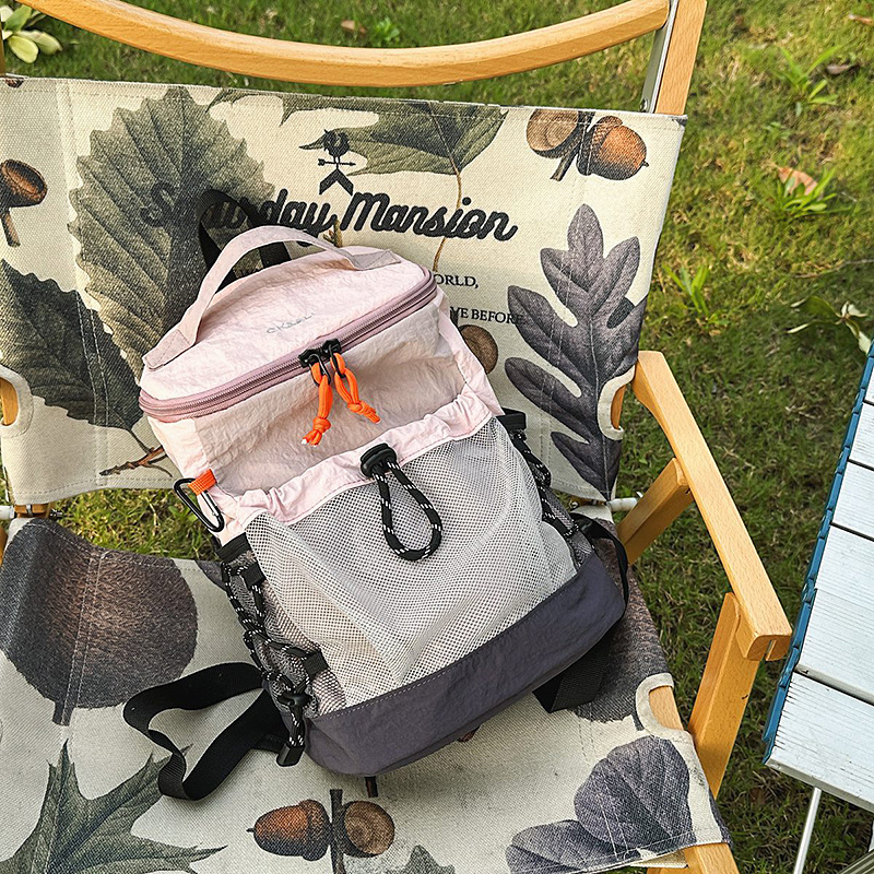 2025 Autumn New Neutral Style Backpack New Fashionable And Simple Style Small Backpack Large Capacity Outdoor Backpack Contrasting Color New Designer 