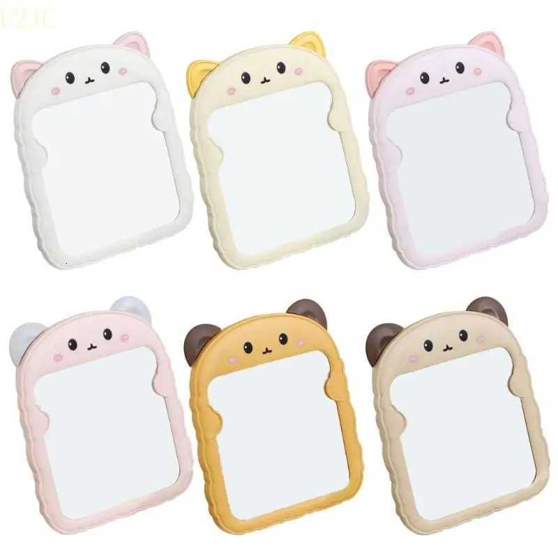 2024 New Desktop Makeup Mirror Flat Mirrors with Bracket Cartoon Bear Mirror Z250807