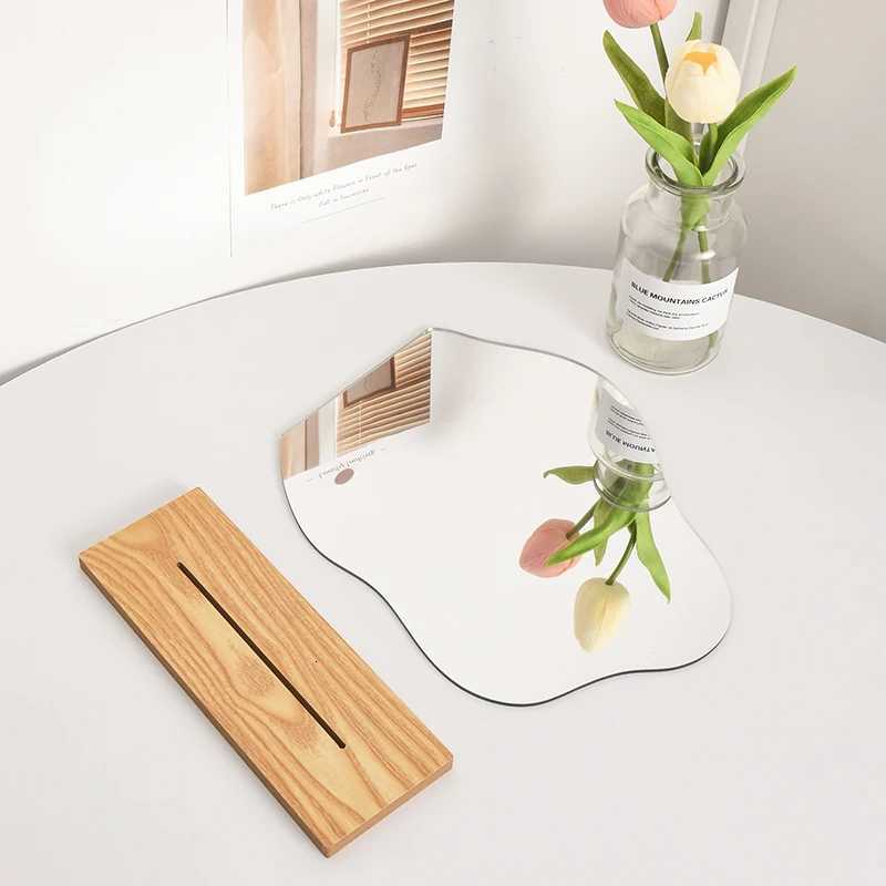 Acrylic DIY Irregular Mirror Desktop Makeup Mirrors Decorative Vanity Mirror Birthday Party Photography Prop Cosmetic Beauty Z250807