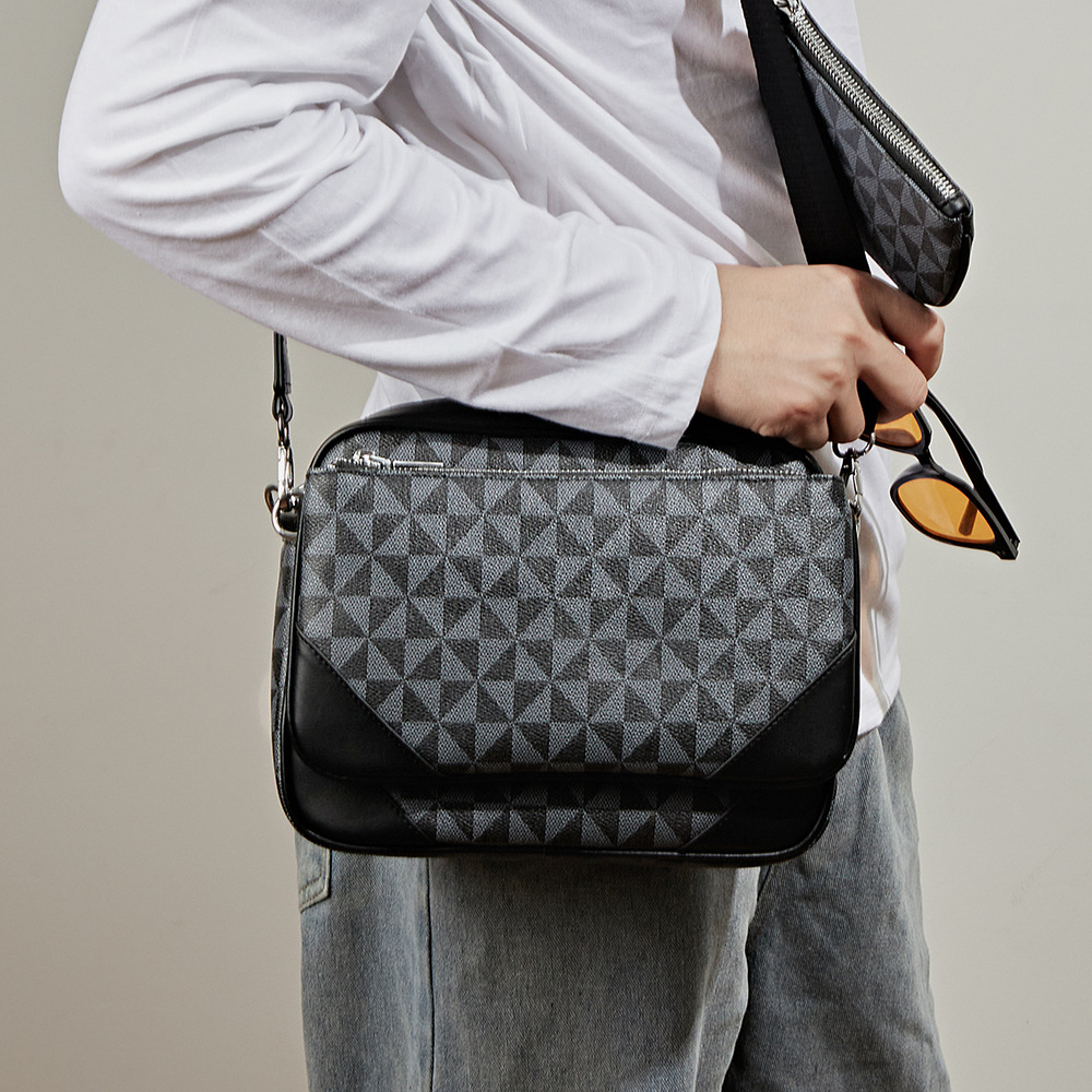 Lacel Urwebin Cross Body designer bag for men Fashion Trendy Brand Three Piece Set Men's Bags Combination Messenger Single Shoulder Crossbody Lar