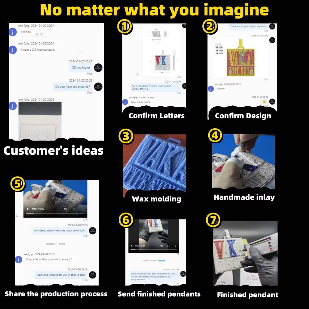 Mossanite Pendant Customized Wholesale Moissanite Paired With 925 Silver Plated Mens Round Digital English Pendant