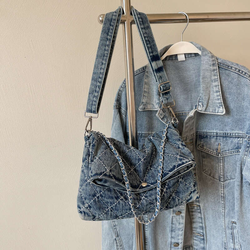 Tote Large Capacity Commuter for Designer Women 2025 Luxury New bags Fashion Denim Shoulder Summer Trend Crossbody Bag