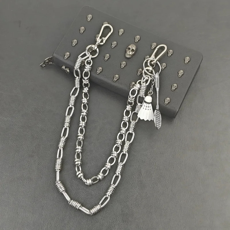Stainless Steel Hip Rock Pants Chain Minimalism Punk Men And Women Ones Waist Accessories A Birthday Present 250807
