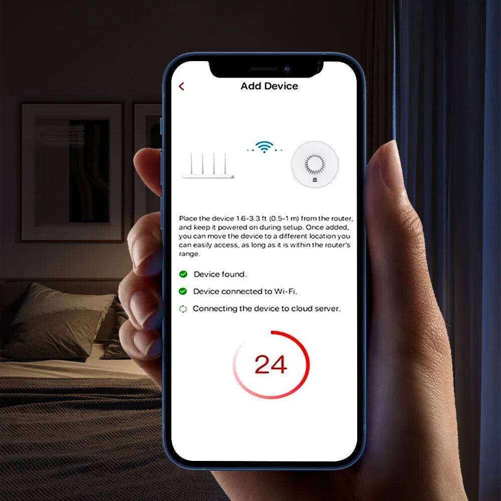 Heat Detector Sealed 10-Year Li-Battery, Reliable Wi-Fi Alarm Tuya APP VH01W