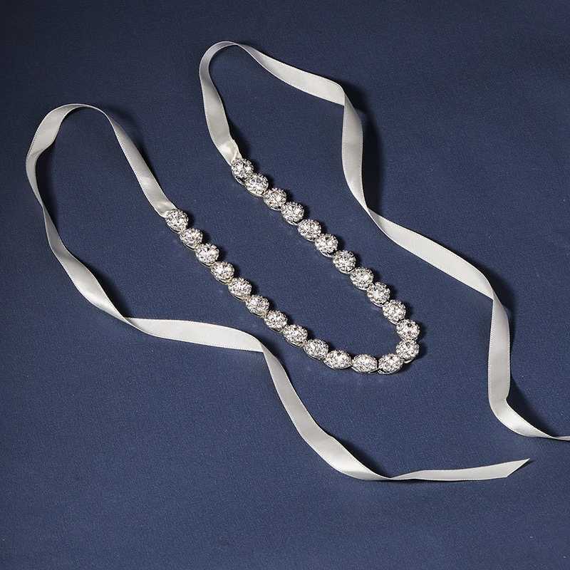 Sparkling Round Rhinestone Tie Haiand Wedding Pieces Accessories For Women Fashion Classic Tiara Bridesmaid Gift Y250808