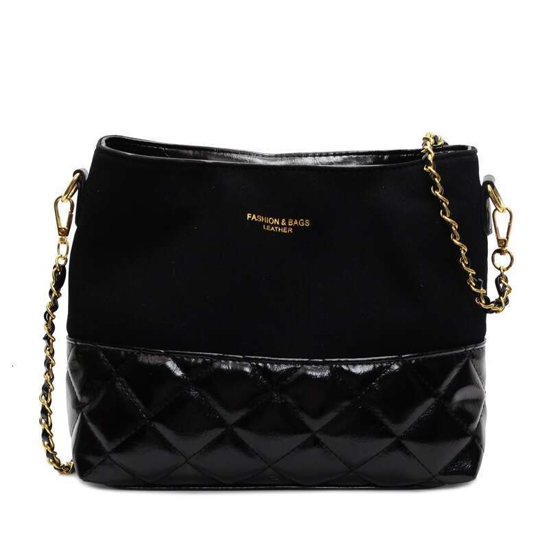 Chain Women's 2025 New Trend Simple Texture Crossbody Luxury Casual bags Color Block Designer Shoulder Underarm Bag