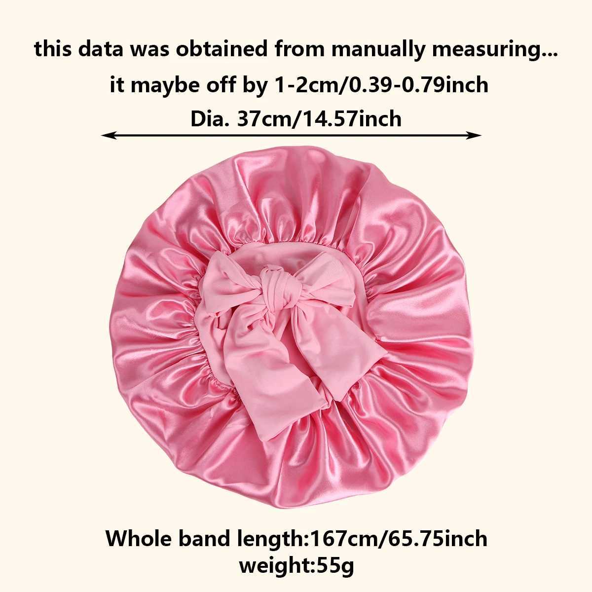 Breathable Shower Cap for Sleeping Adjustable Strap Hair Protector Natural Hair Wigs Soft Single-Layer Night Bath Cap 1PC Z250808