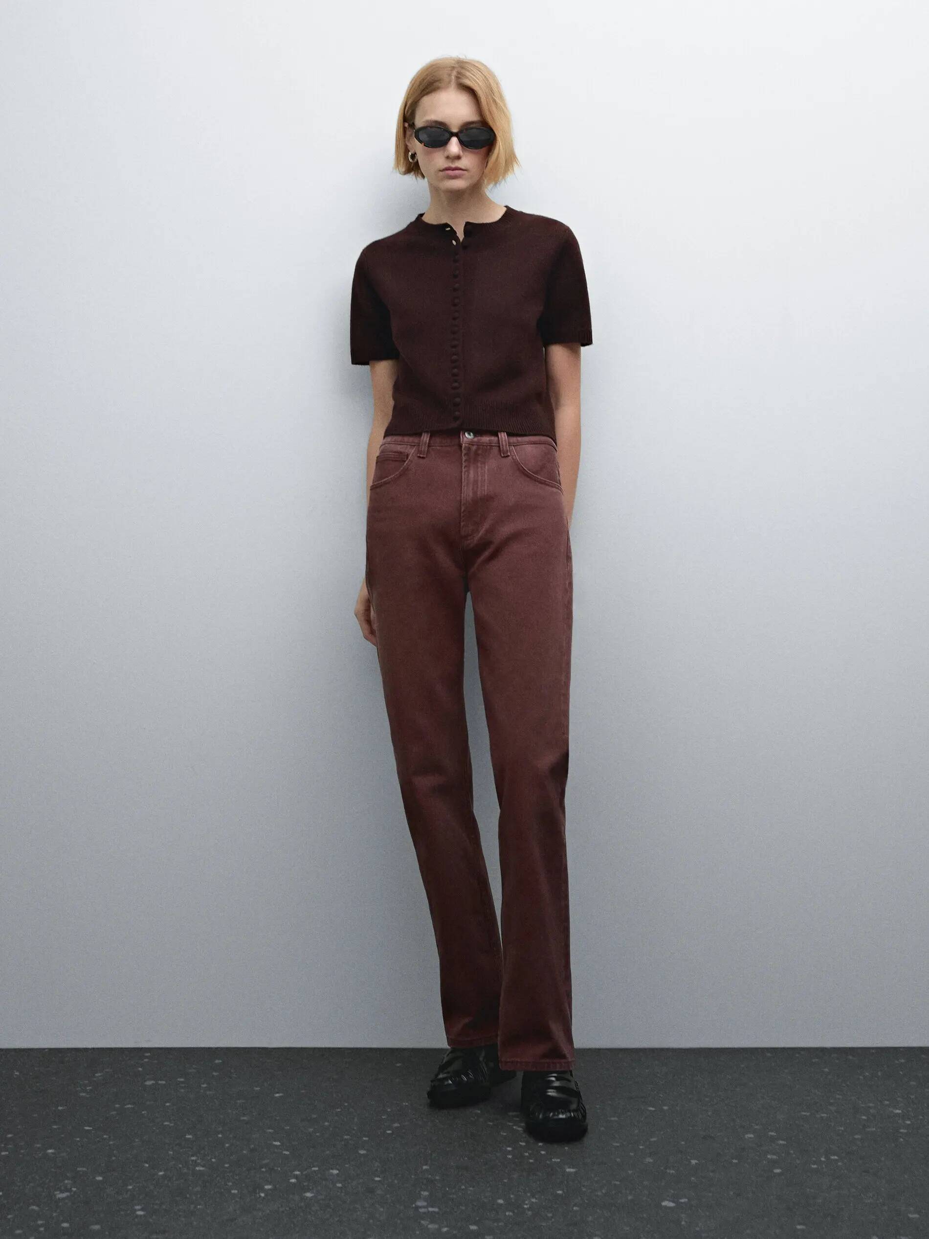 Ethereal MD 2025 massidutti spring new style of Ladies' casual stylish commuter round-neck short-sleeved knitted cardigan dongdumaoyi