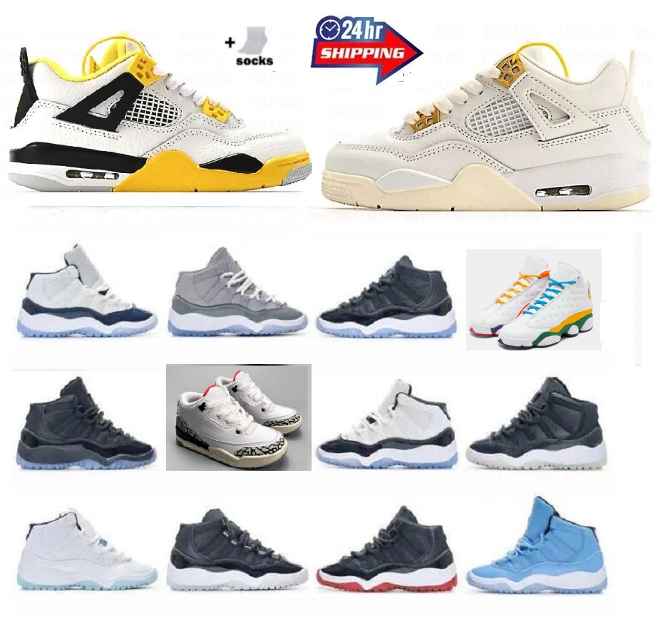 Big kids Girls Casual 5s 11s 13s 4s 1s 12s 3s Running Sneakers Children Youth Big Kids dhgate gum Shoe Toddlers baby shoes Runner Trainers Black White toddler shoes 7c-7y