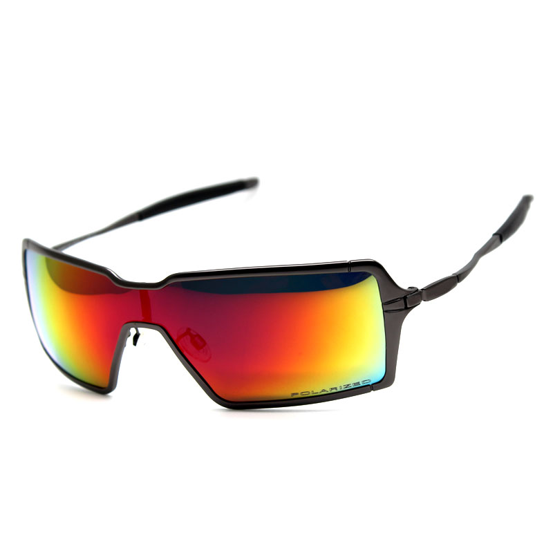 Designer Sunglasses Men Women Sports OO4041 Metal Grey Frames Square Glasses Fashion Fire Polarized Lens Outdoor Vintage Eyewear With Box Free Shipping