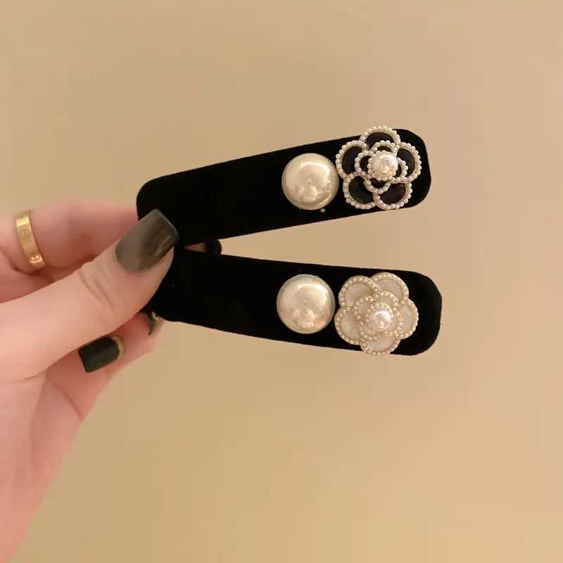 2025 Luxury Delicate Pearl Camellia BB Clips Side Bangs Clip New Hair Accessories for Girls Trending Jewelry Y250808