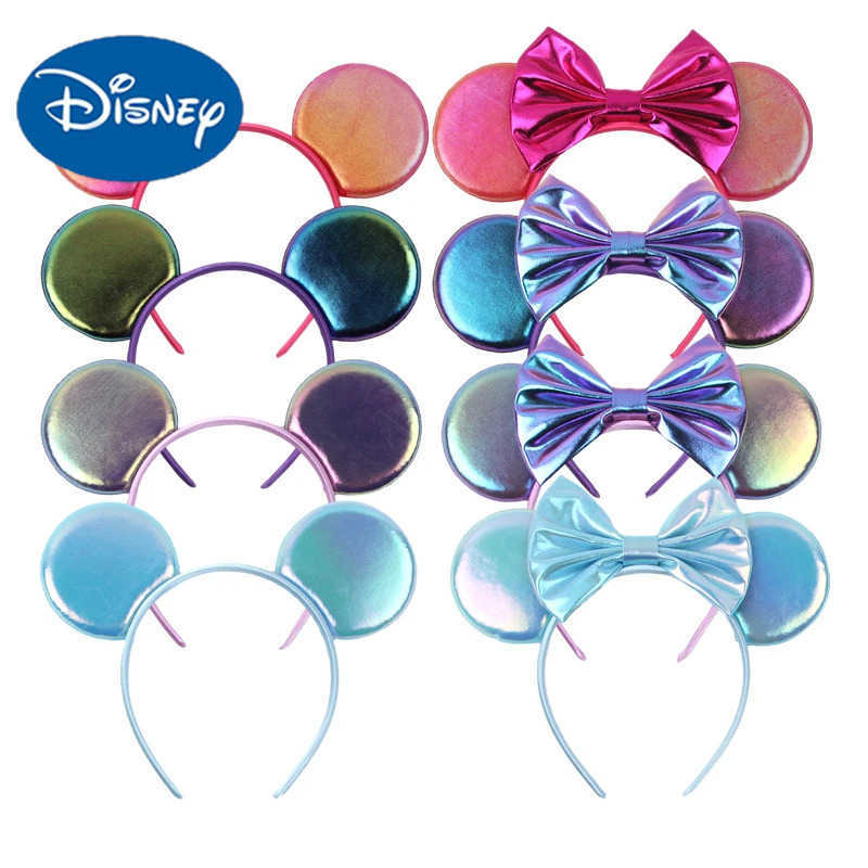 DisneySolid Color Mouse Ears Headband for Girls Women Birthday Party Hairband Festival Cosplay Hair Accessories W250808