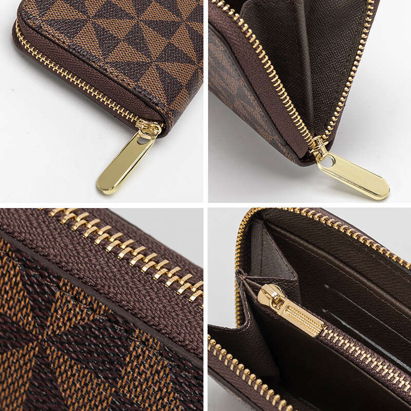 Lacel Urwebin Geometric - Patterned Zip - Around Wallet: 16x2.5x9.5cm Stylish & Functional for Daily Use