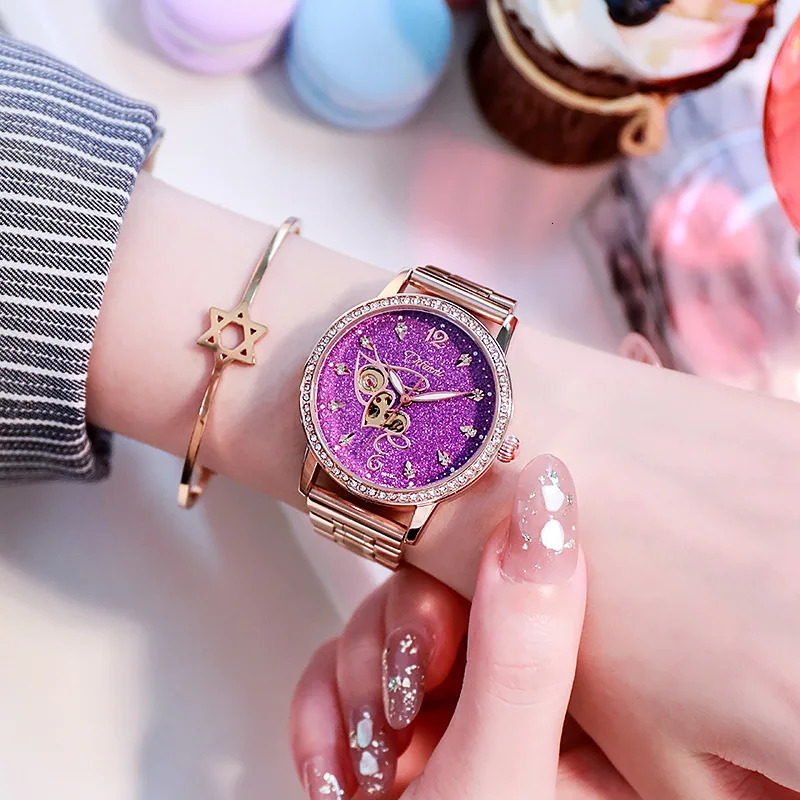 Women Automatic Watch Lady Diamond Mechanical Sport Wristwatch Elegant Female Waterproof Bracelet Stainless Steel Business Clock 250807