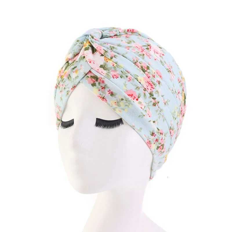 Hot Sale Ethnic Style Lady Turban Hat Print Indian Cap High Quality Muslim Sleep Bonnet For Women Z250808