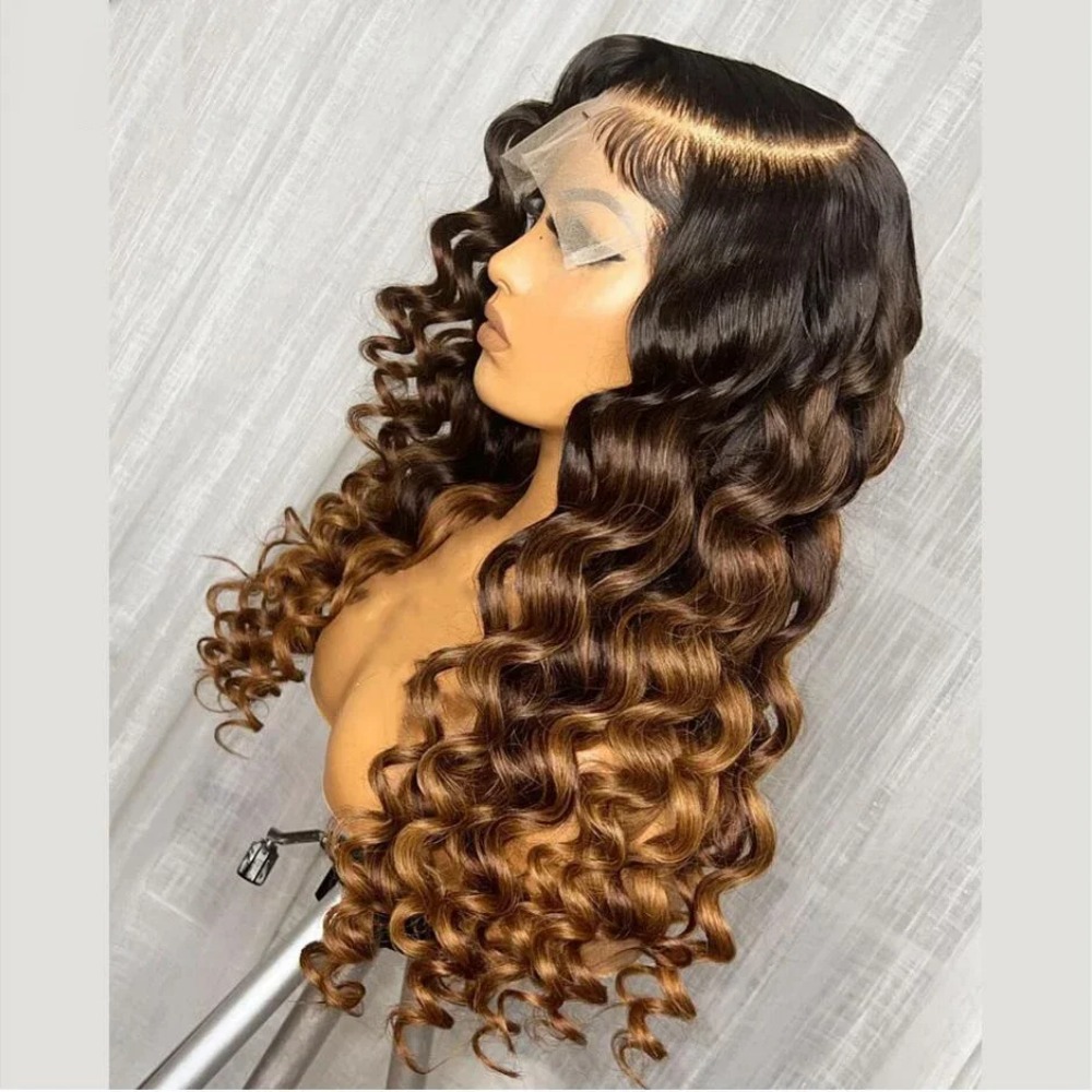 Water Wave Lace Front Wig Deep Wave Lace Closure Wig 13x4 Hd Lace Frontal Wear And Go Glueless Wig 360 Curly Human Hair Wigs 30 Inch Synthetic For Wom