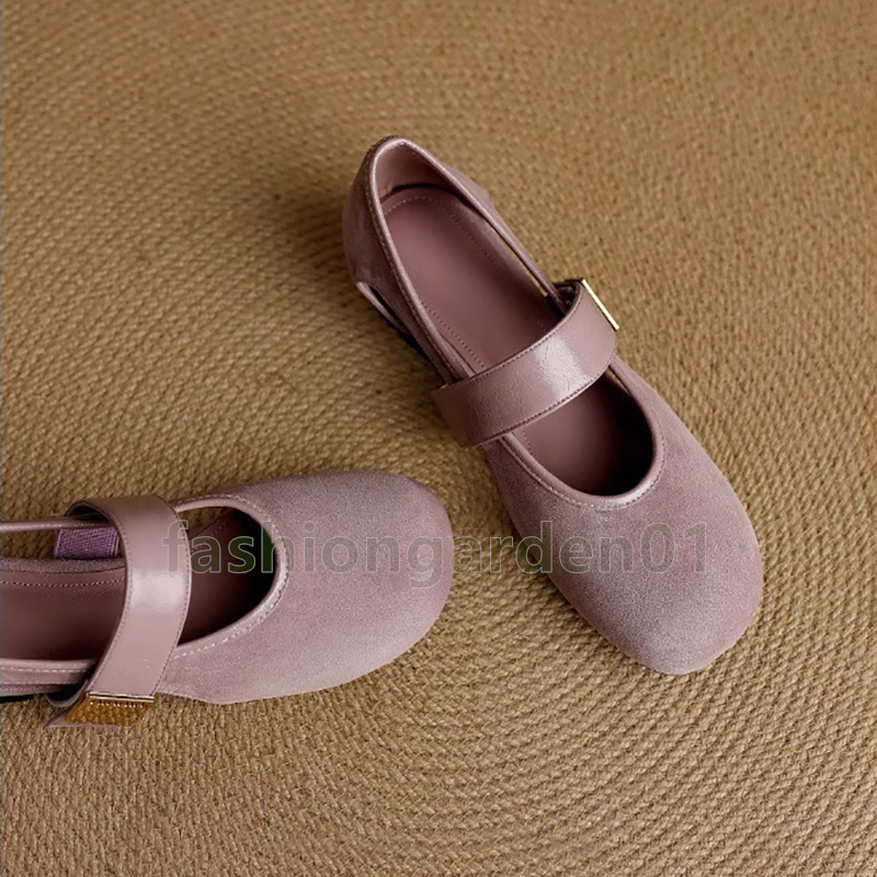 designer shoes loafers womens ballet flats fashion comfort round toe single shoe soft low heels non-slip mary jane shoe size 35-40