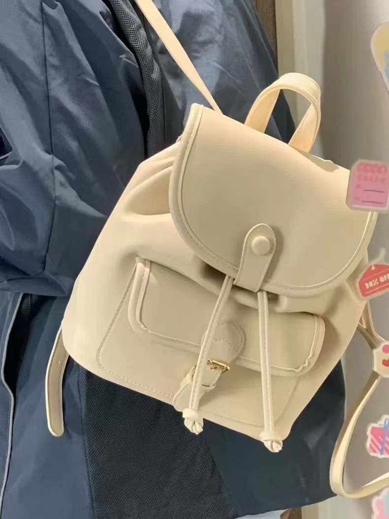 2025 Autumn New Women s Backpack New Soft Leather Backpack Korean PU trend Backpack Fashion Girls Backpack Autumn Solid Color New Designer Backpack