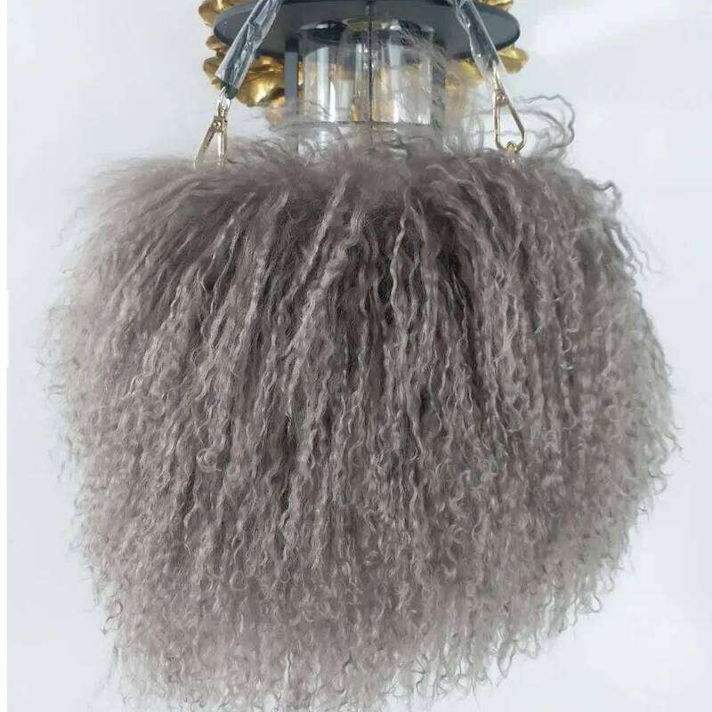 Soft Real Fur wool Chain Shoulder for Women Designer Purses and Handbags Women's Party Clutch Crossbody Bag High Quality
