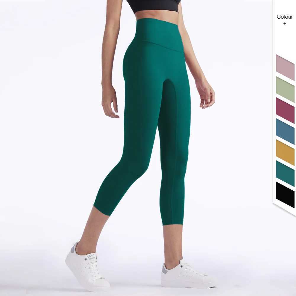 11423 Capri Pants Fitness Pants Women Tight For Women High Waist Slimming Yoga Leggings Sportswear Gym Clothes Dry Fit XJ250808