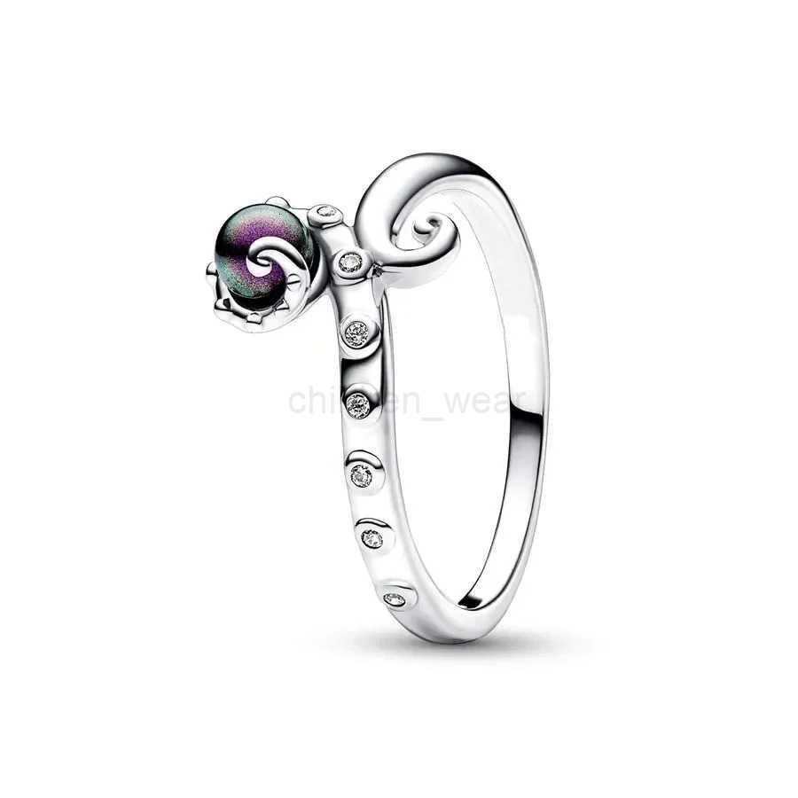 Disney Hot Fashion Crown Mickey Mouse Rose Shining Princess Ring Suitable for Original Holiday Jewelry Women to Wear Gifts. W20250808