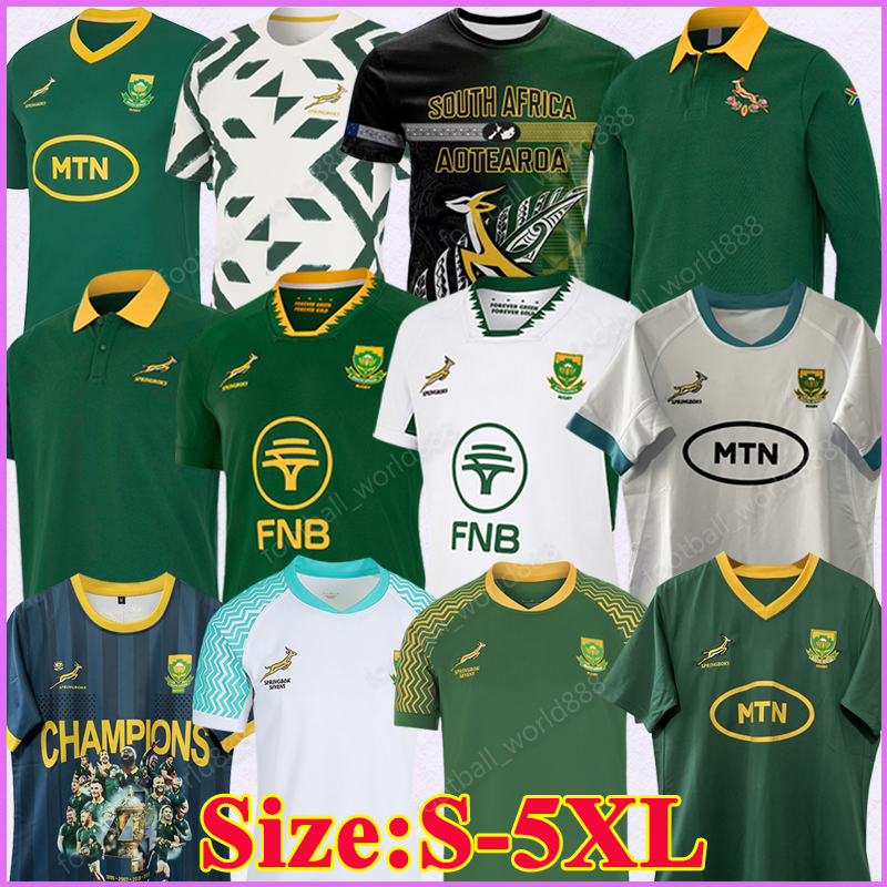 2025 2026 5XL South Africa Rugby Jerseys 25 26 National Team Rugby Shirts Special Edition Home Away Polo Training suit Men Kids Kits Sets