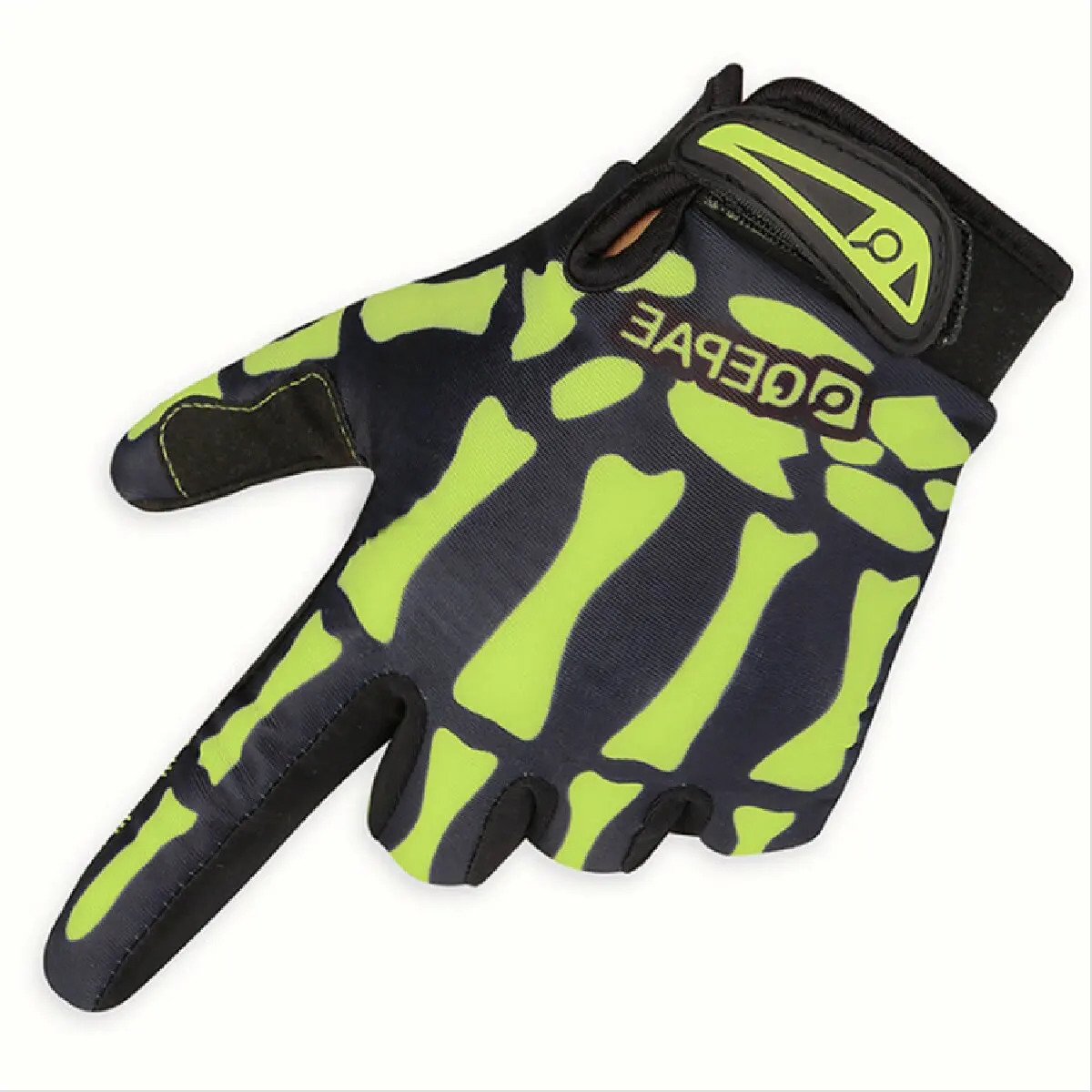 Full Finger Gloves Skeleton Print Warm Sport Cycling Glove Men and Women Skull Glove Anti-slip Mittens Bike Bicycle Equipment 250807