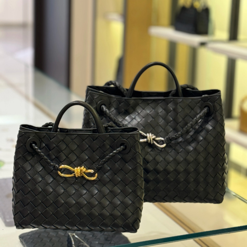 Andiamo designer shoulder 10A high-quality interacto large crossbody bag soft and exquisite alpinac pa woven drawstring women's handbag