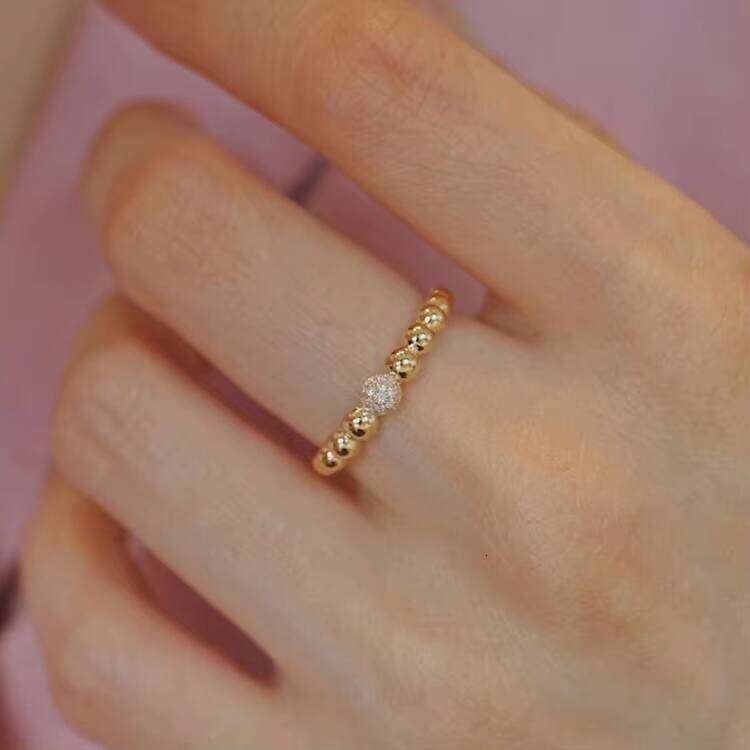 Fine Engagement 14k Yellow Gold Women Jewelry Gift Rings D Color VVS Clarity Moissanite Ring