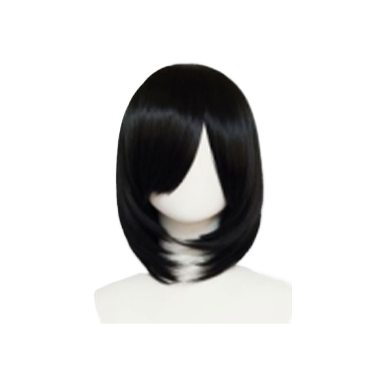 Durable Wavy Human-Like Hairstyle Fiberglass Prosthetic Wig Suitable for Role Play