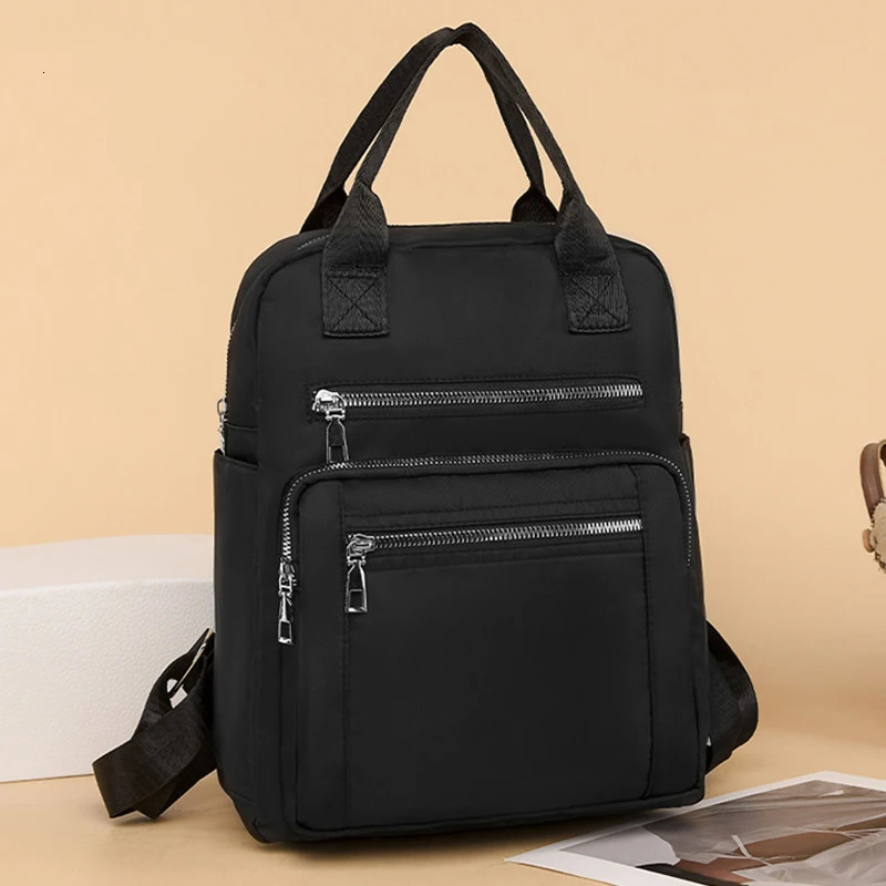 Women Backpack Travel Casual Waterproof Oxford Shoulder Bags Female Large Capacity Handbag Rucksack Multi-function School Pack 250807