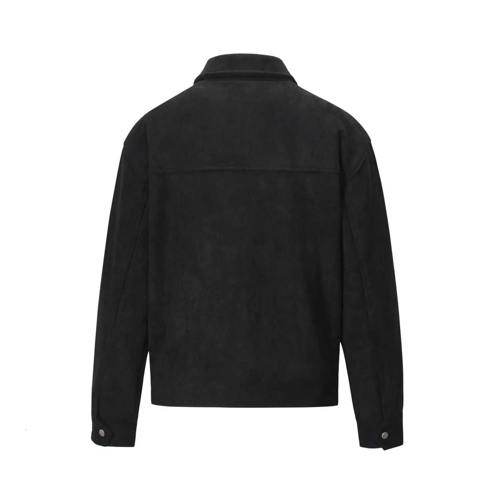 Spring Autumn New Fashion Mens American High Street Solid Color Chamois Multi Pocket Zipper Jacket Coat Casual Trendy Coat Male R250807