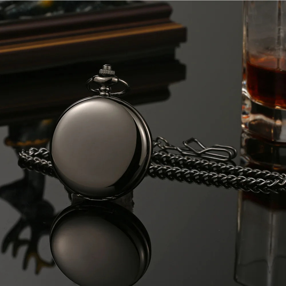 Hand Wind Mechanical Men Pocket Watch Skeleton Dial Steampunk Necklace Pendant Vintage Dress Fob Watches for Weeding Gift 250807