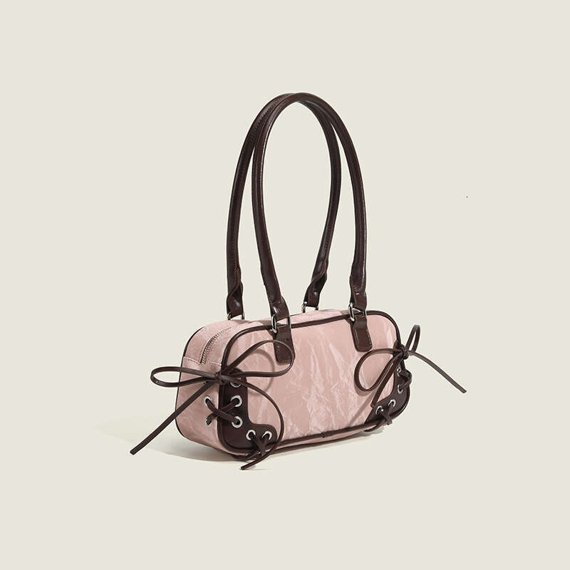 Butterfly Knot Gradient Boston Bag 2025 Spring New Commuter Versatile Shoulder Handbag