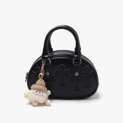 Pink Bowling 2025 Trendy New for Women Niche Handbag High-end Mini Crossbody Bag