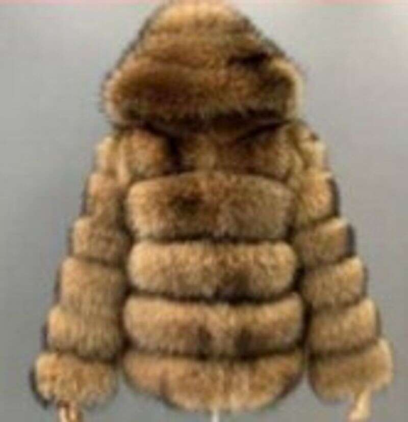 Women's Coat Imitation Raccoon Splicing Artificial Fur