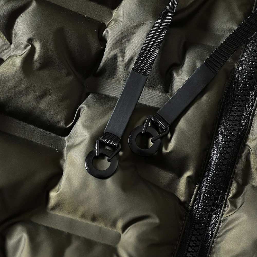 Vests Korean Sell Mens Winter Vest Down Vests Men Casual Waistcoat Sleeveless Jackets Male Hooded Vest Men 250804