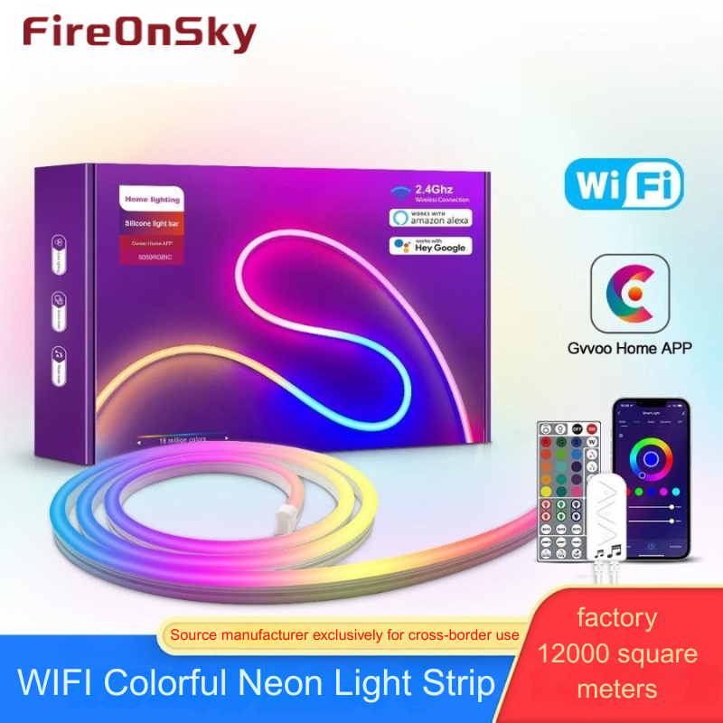 popular smart bluetooth led strip flexible silicone waterproof ip65 rgb color for car home decor game room ambiance wholesale fast delivery HCP069