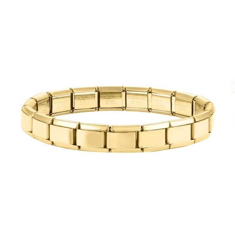 Italian Charm Bracelets DIY Basic Chain Stainless Steel Bangle Versatile Assembled Modules Ideal Gift 9mm Universal Dropshipping Z250808